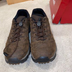 Merrell MOAB Adventure Lace Waterproof Hiking Shoes Men Dark Earth 11 11m